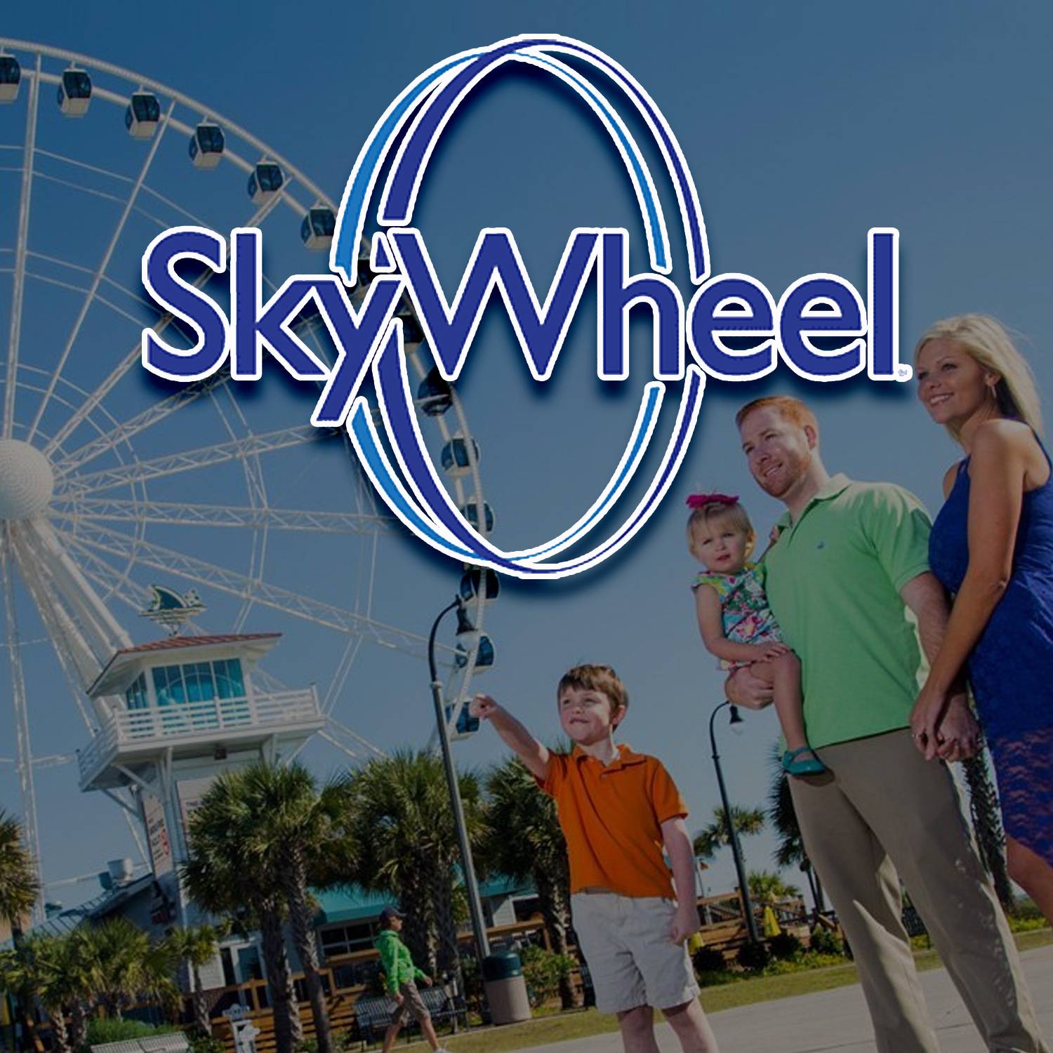 Myrtle Beach With Sky Wheel